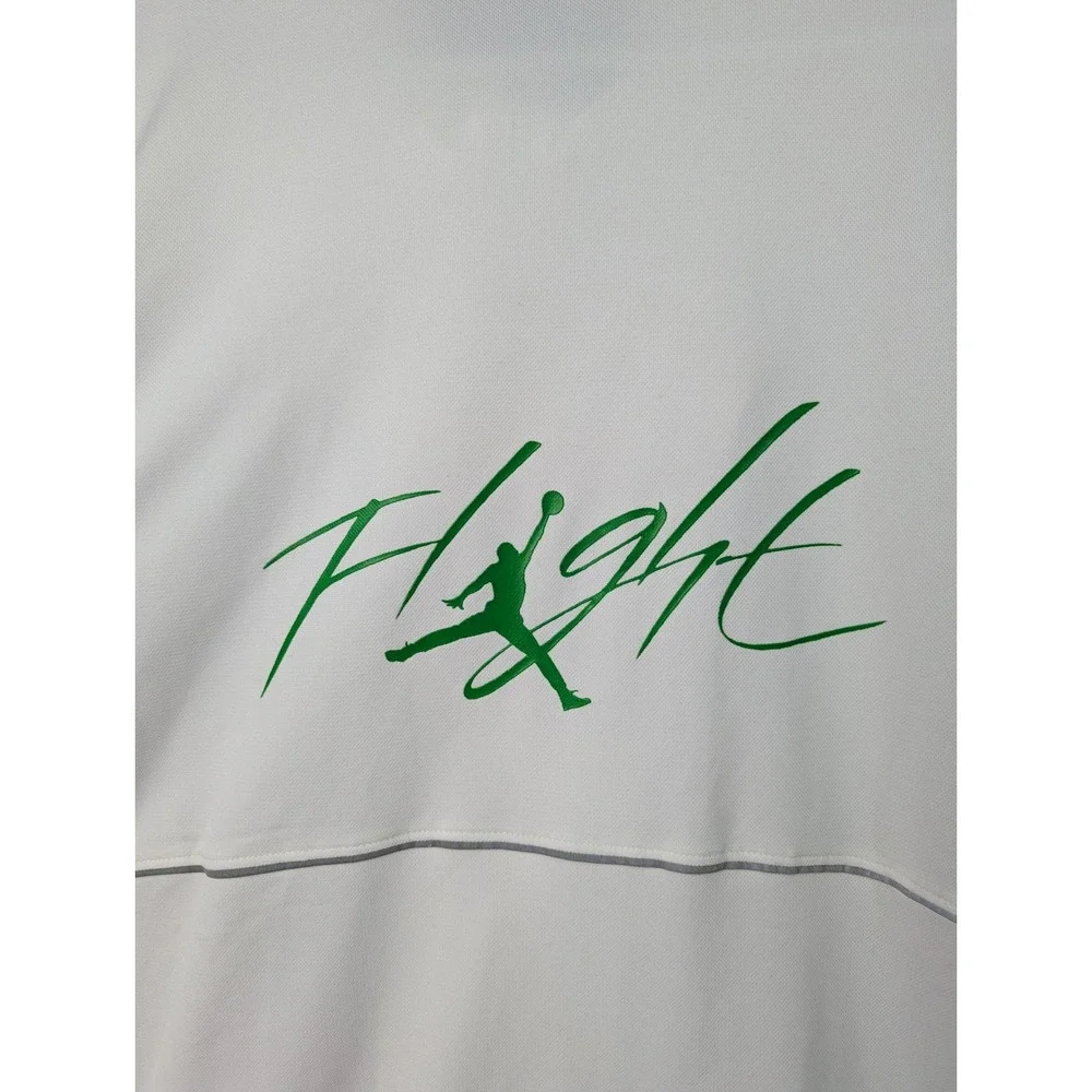 Jordan Flight Mens Track Jacket White Grey Green 3XL F6HON 139545